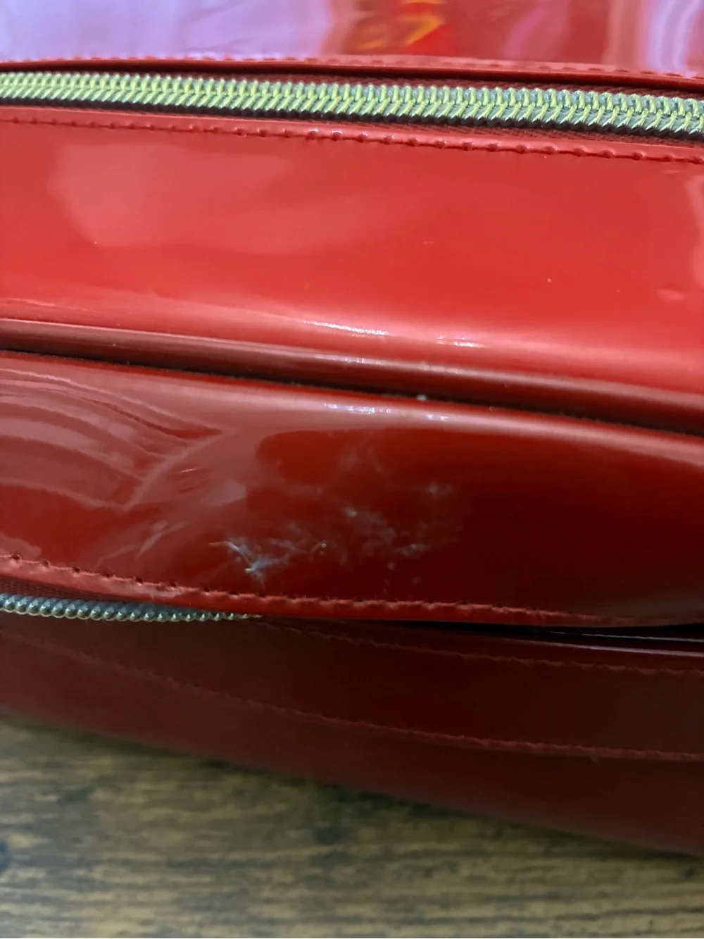 Estée Lauder Red Cosmetic Travel Bag